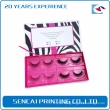 Custom eyelash packaging 3d lash packaging mink eyelash extensions boxes